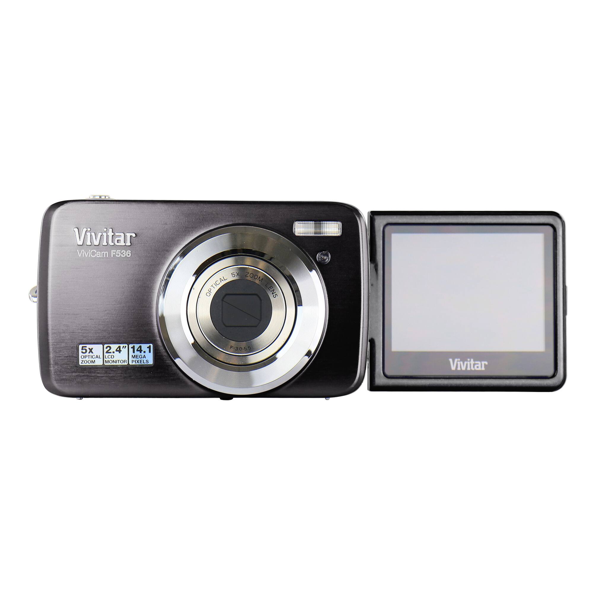 Vivitar Vivicam Black ITwist F536 14.1 Megapixel Digital Camera